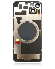 Back Glass With Steel Plate With MagSafe Magnet Pre-Installed Compatible For iPhone 14  Plus (Purple) (No Logo)