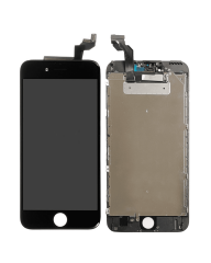 LCD Assembly With Steel Plate Compatible For iPhone 6S Plus (Premium) (Black)