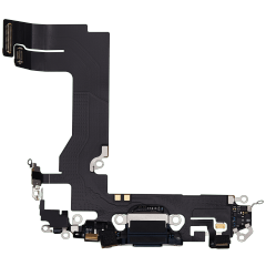 Charging Port Flex Cable Compatible For iPhone 13 Mini (Used OEM Pull) (Midnight)