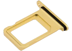 Dual Sim Card Tray Compatible For iPhone 14 / 14 Plus (Yellow)