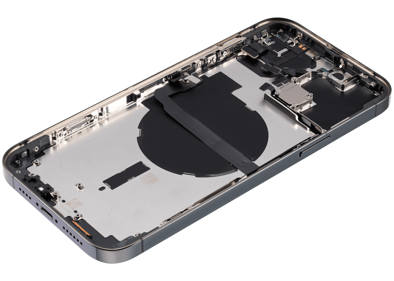 Back Housing W/ Small Components Pre-Installed Compatible For iPhone 13 Pro Max (International Version) (Used OEM Pull: Grade C) (Alpine Green)
