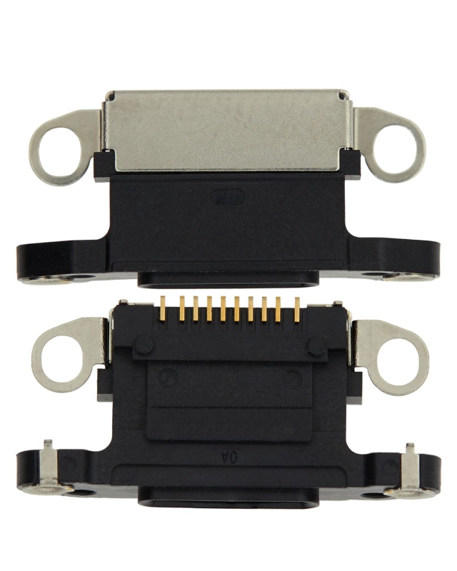 Charging Port Only Compatible For iPhone 12 Pro Max (Graphite) (10 Pack)
