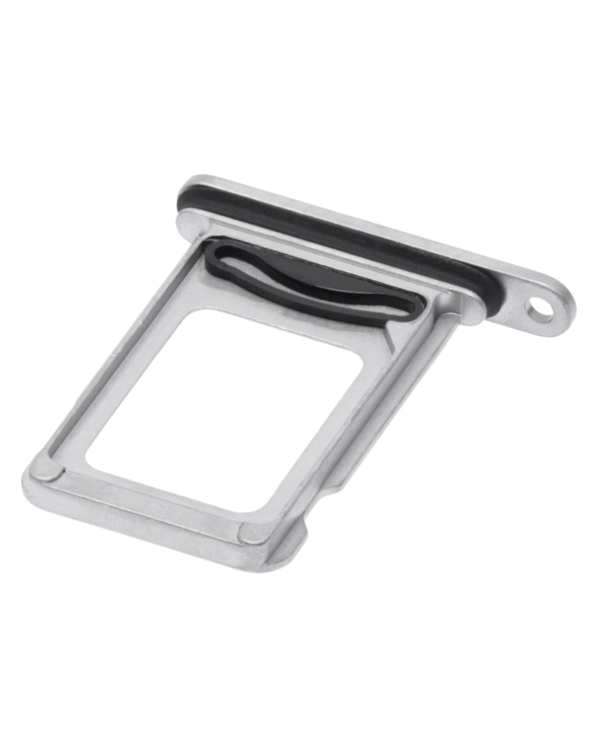 Dual Sim Card Tray Compatible For iPhone 13 Pro / 13 Pro Max (Silver)