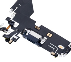 Charging Port Flex Cable Compatible For iPhone 13 Pro (Premium) (Sierra Blue)