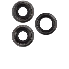 Back Camera Lens With Bracket & Bezel Compatible For iPhone 11 Pro / Pro Max (Black) (Aftermarket Plus)