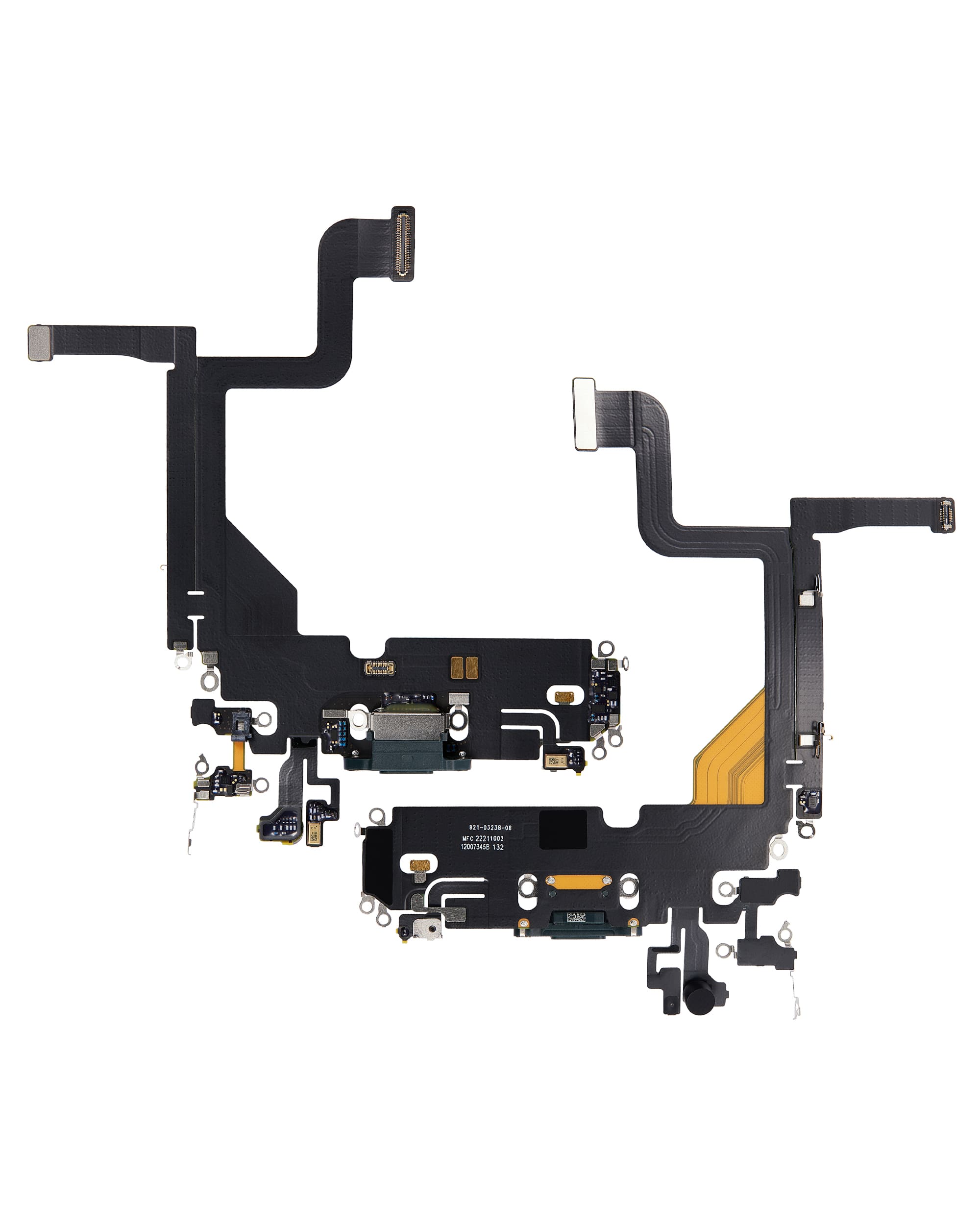 Charging Port Flex Cable Compatible For iPhone 13 Pro (Used OEM Pull) (Alpine Green)