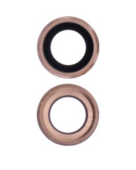 Back Camera Lens Compatible For iPhone 6 Plus / 6S Plus (Rose Gold) (10 Pack) (Real Sapphire l Premium)