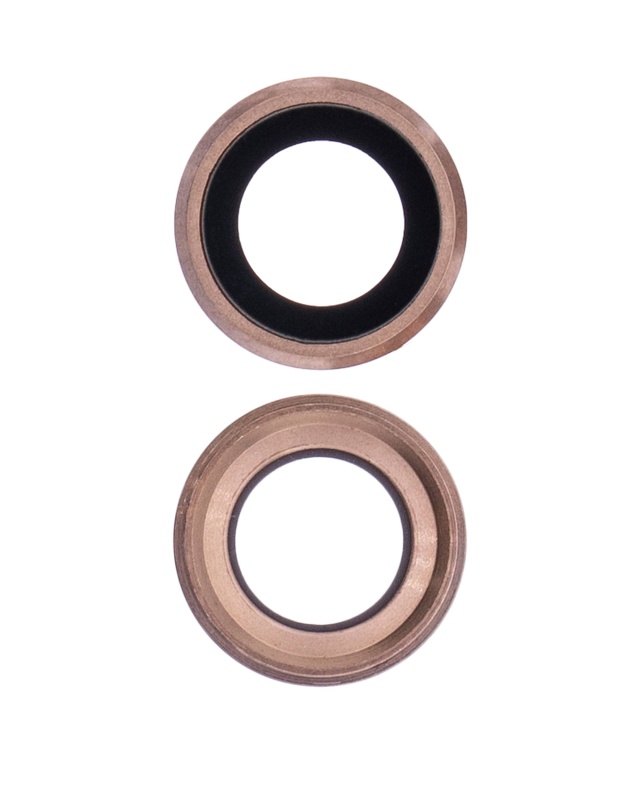Back Camera Lens Compatible For iPhone 6 Plus / 6S Plus (Rose Gold) (10 Pack) (Real Sapphire l Premium)