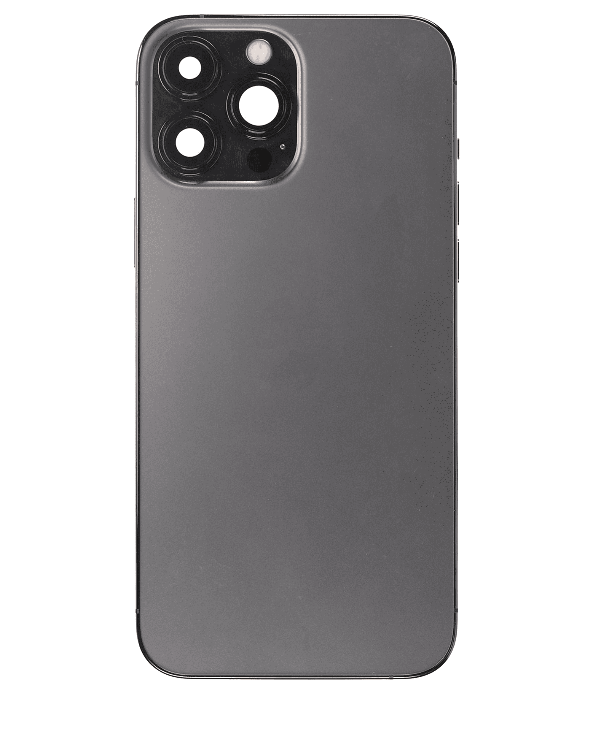 Back Housing W/ Small Components Pre-Installed Compatible For iPhone 13 Pro Max (US Version) (Used OEM Pull: Grade A) (Graphite)