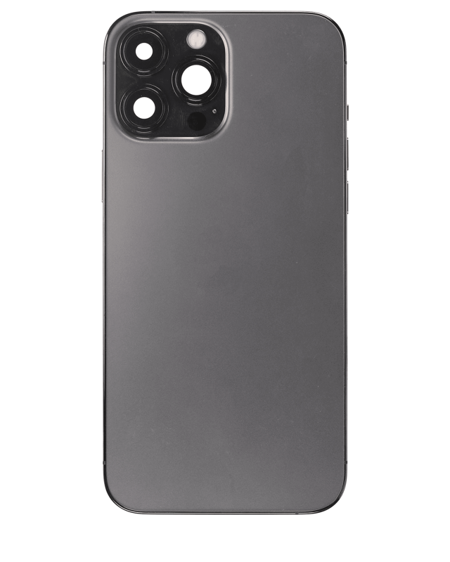 Back Housing W/ Small Components Pre-Installed Compatible For iPhone 13 Pro Max (US Version) (Used OEM Pull: Grade A) (Graphite)