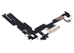 Charging Port Flex Cable Compatible For iPhone 14 Plus (Aftermarket Plus) (Starlight)