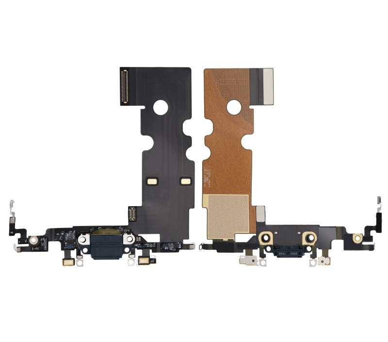 Charging Port Flex Cable Compatible For iPhone SE (2022) (Premium) (Midnight)