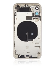 Back Housing W/ Small Components Pre-Installed Compatible For iPhone 11 (No Logo) (Aftermarket Plus) (White)