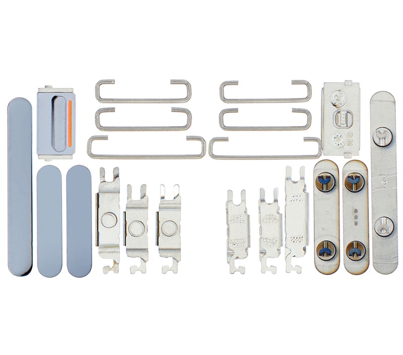 Hard Buttons (Power / Volume / Switch) Compatible For iPhone 13 Pro / 13 Pro Max (Sierra Blue)