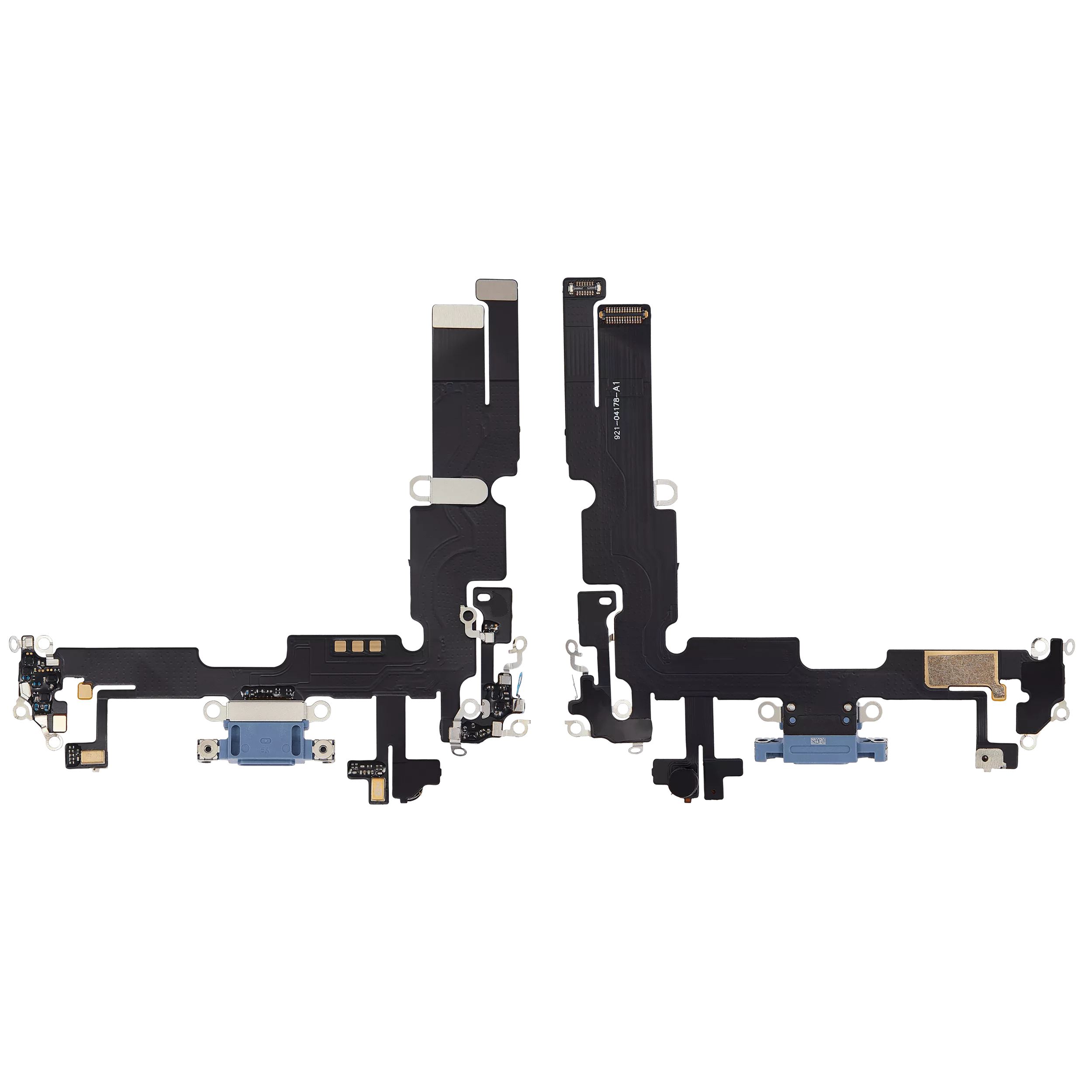 Charging Port Flex Cable Compatible For iPhone 14 Plus (Aftermarket Plus) (Blue)