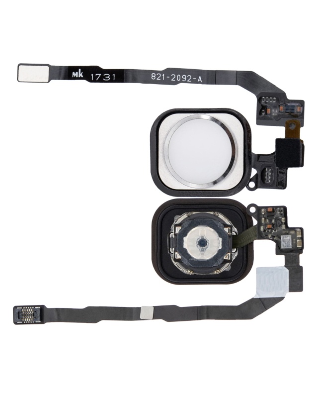 Home Button With Flex Compatible For iPhone 5S / SE (2016) (Silver)