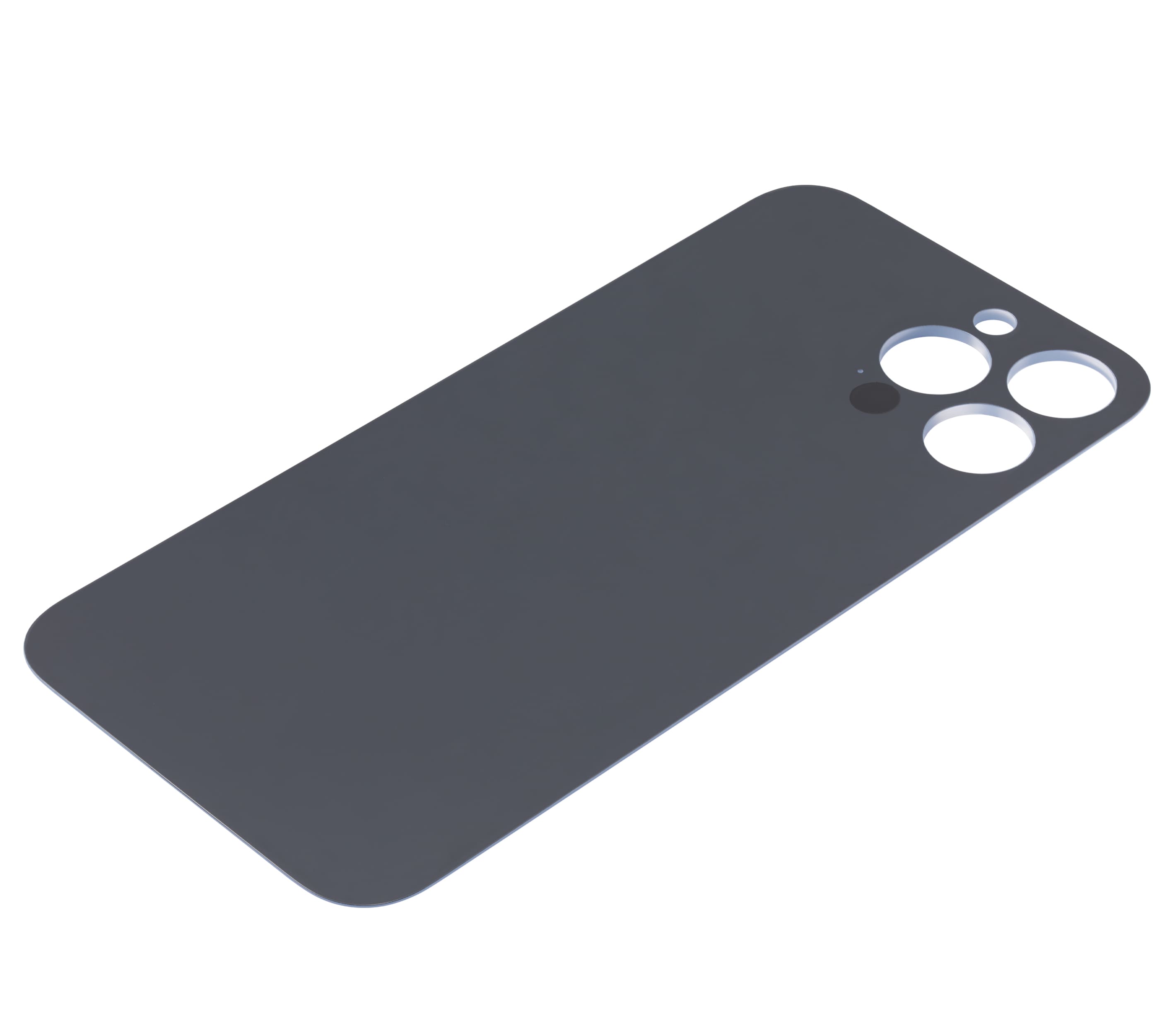 Back Glass With 3M Adhesive Compatible For iPhone 13 Pro Max (No Logo / Large Camera Hole) (Sierra Blue)