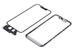 4 in 1 With Frame Included (Front Glass + OCA + Short Touch + OCA Pre-Installed) Compatible For iPhone 13 Mini (OCA Master)