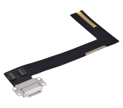 Charging Port Flex Cable Compatible For iPad Air 2 (Aftermarket Plus) (White)