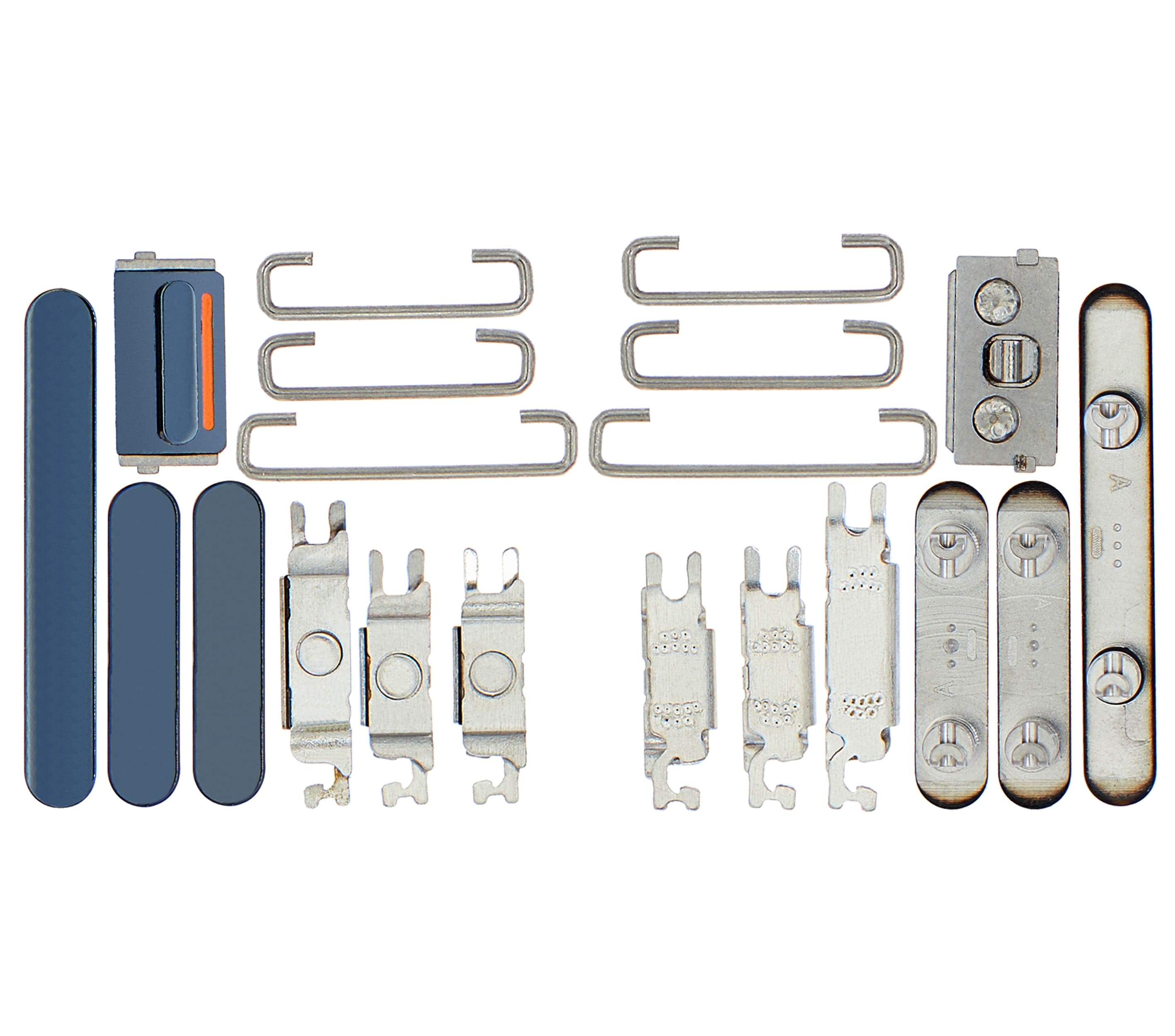 Hard Buttons (Power / Volume / Switch) Compatible For iPhone 12 Pro / 12 Pro Max (Pacific Blue)