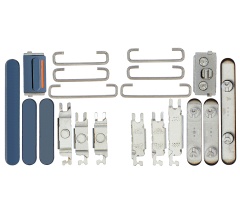 Hard Buttons (Power / Volume / Switch) Compatible For iPhone 12 Pro / 12 Pro Max (Pacific Blue)