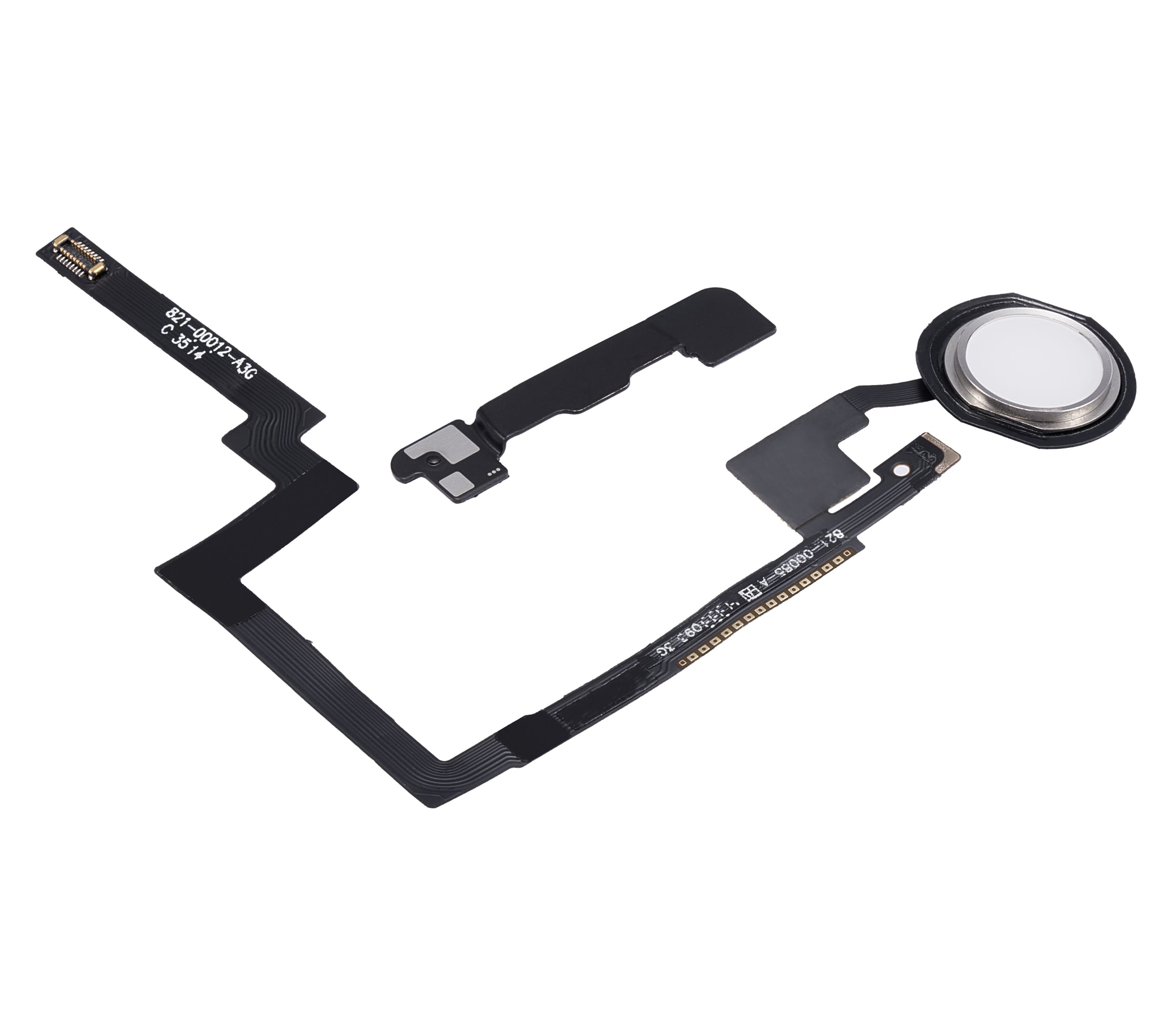 Home Button With Flex Compatible For iPad Mini 3 (White)