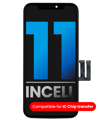 LCD Assembly With Steel Plate Pre-Installed Compatible For iPhone 11 (Aftermarket: AQ7 Incell)