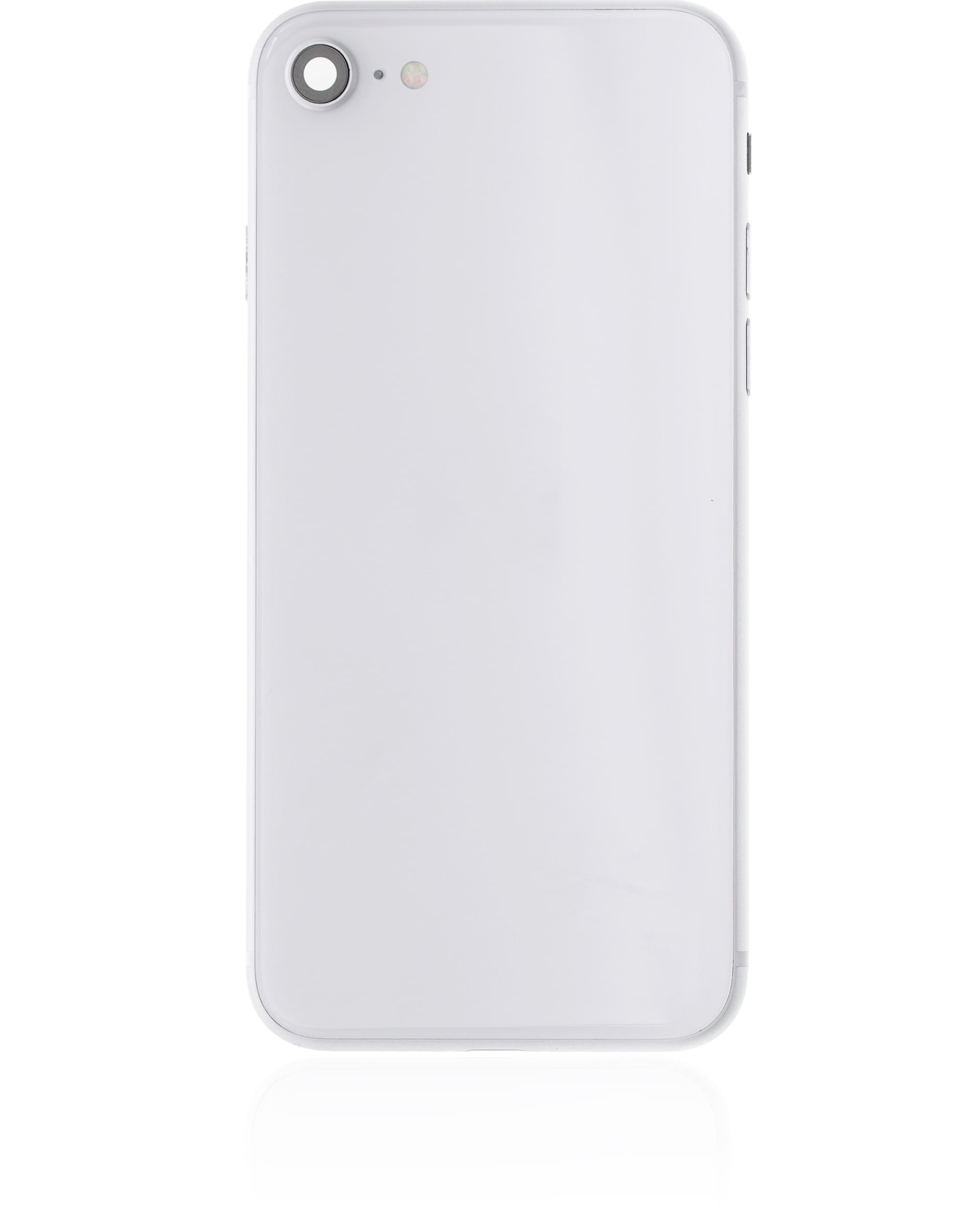 Back Housing W/ Small Components Pre-Installed Compatible For iPhone SE (2020) (Used OEM Pull: Grade A) (White)