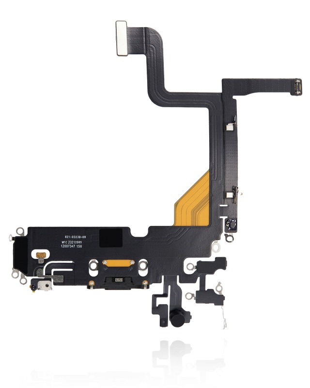 Charging Port Flex Cable Compatible For iPhone 13 Pro (Used OEM Pull) (Graphite)