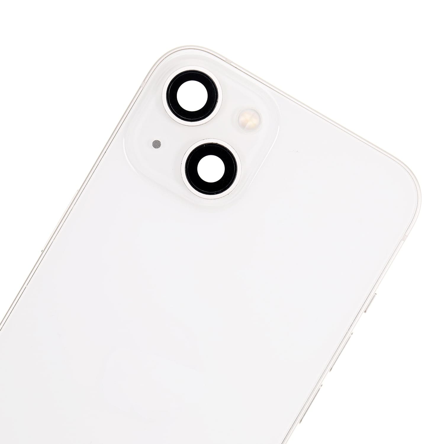 Back Housing W/ Small Components Pre-Installed Compatible For iPhone 13 (US Version) (Used OEM Pull: Grade B) (Starlight)