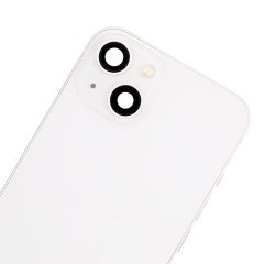 Back Housing W/ Small Components Pre-Installed Compatible For iPhone 13 (US Version) (Used OEM Pull: Grade B) (Starlight)