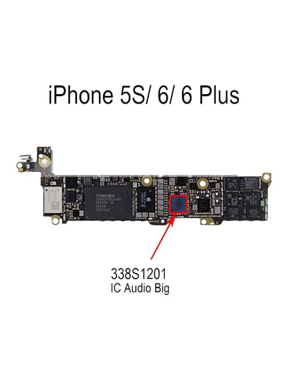 Big Audio IC Compatible For iPhone 5S / 6 / 6 Plus (U0900: 338S1201: 121 Pins)