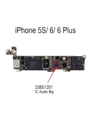 Big Audio IC Compatible For iPhone 5S / 6 / 6 Plus (U0900: 338S1201: 121 Pins)