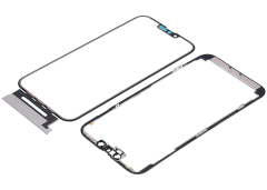 4 in 1 With Frame Included (Front Glass + OCA + Short Touch + OCA Pre-Installed) Compatible For iPhone 13 Pro Max (OCA Master)