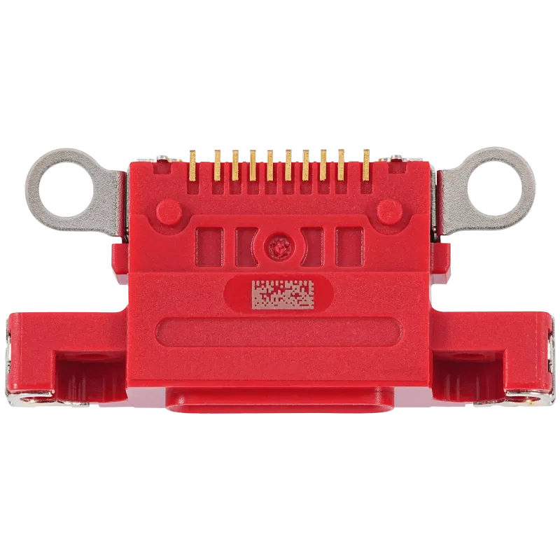 Charging Port Only Compatible For iPhone 14 / 14 Plus (Red) (10 Pack)