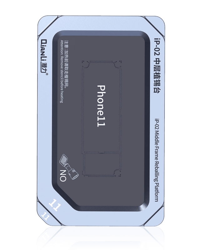 Metal Middle Frame Reballing Platform (IP-02) For iPhone 11 / 11 Pro / 11 Pro Max (Qianli)