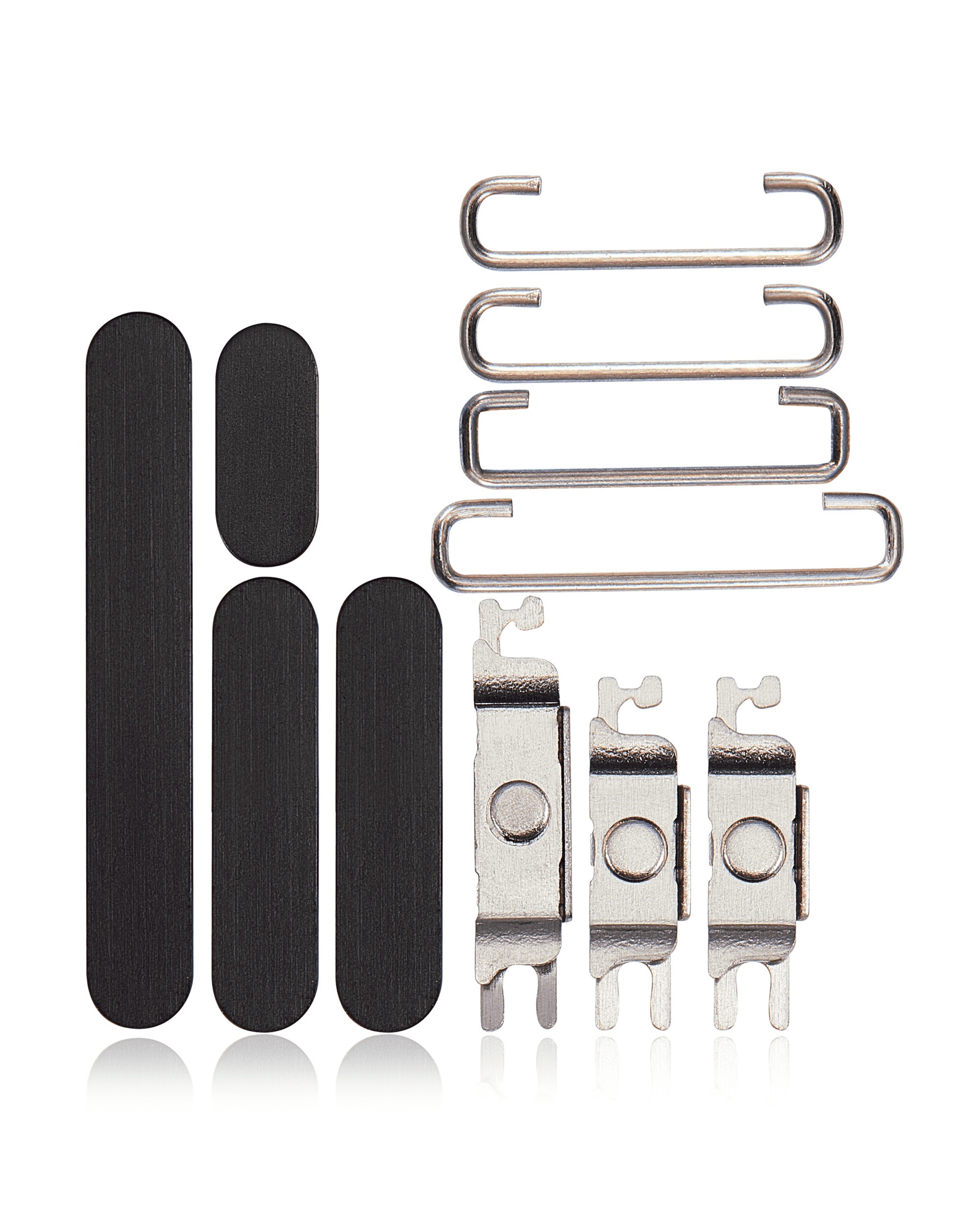 Hard Buttons (Power / Volume / Switch) Compatible For iPhone 15 Pro / 15 Pro Max (Black Titanium)