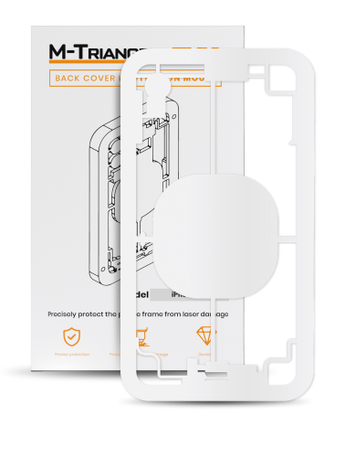 Laser Machine Protection Mold Compatible For iPhone XR (M-Triangel)