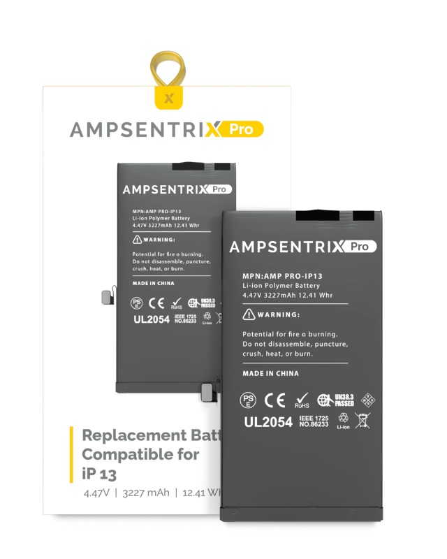 Replacement Battery Compatible For iPhone 13 (AmpSentrix Pro)