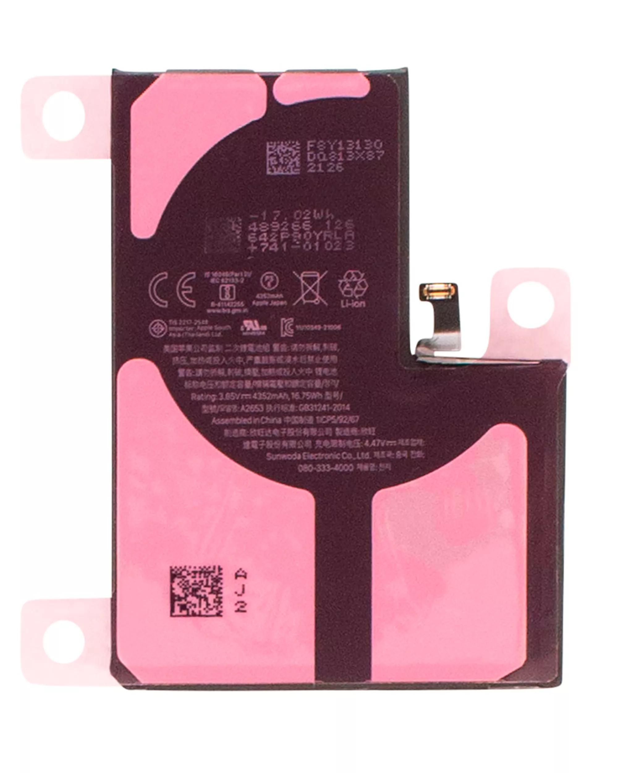 Replacement Battery With Adhesive Compatible For iPhone 13 Pro Max (Genuine OEM)
