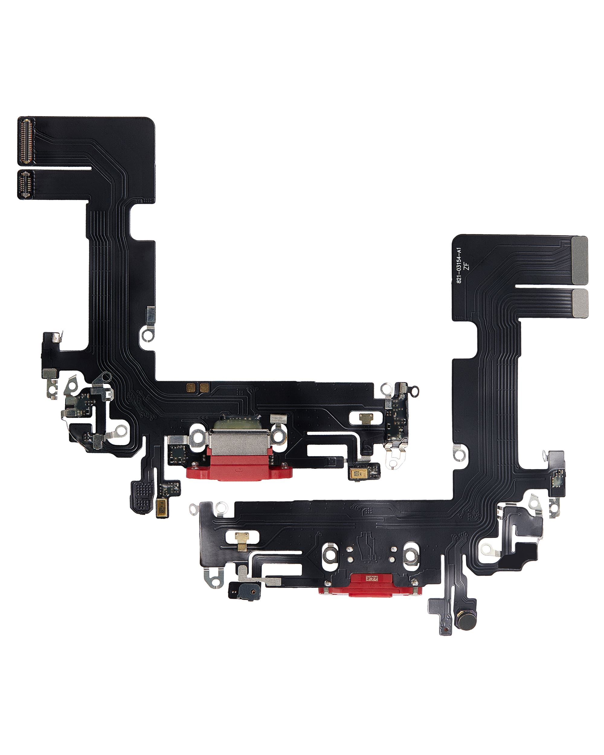 Charging Port Flex Cable Compatible For iPhone 13 (Aftermarket Plus) (Red)