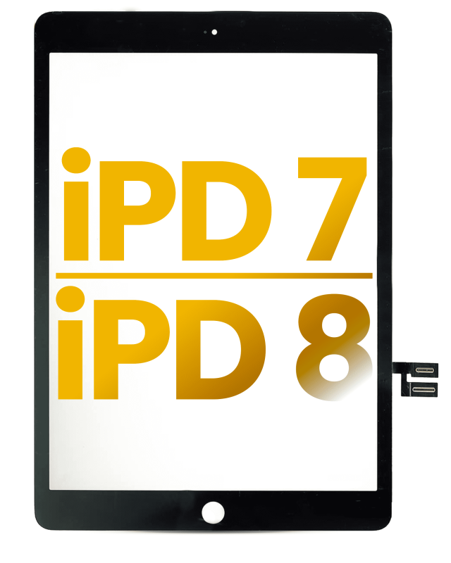 Digitizer Compatible For iPad 7 (2019) / iPad 8 (2020) (Premium) (Black)