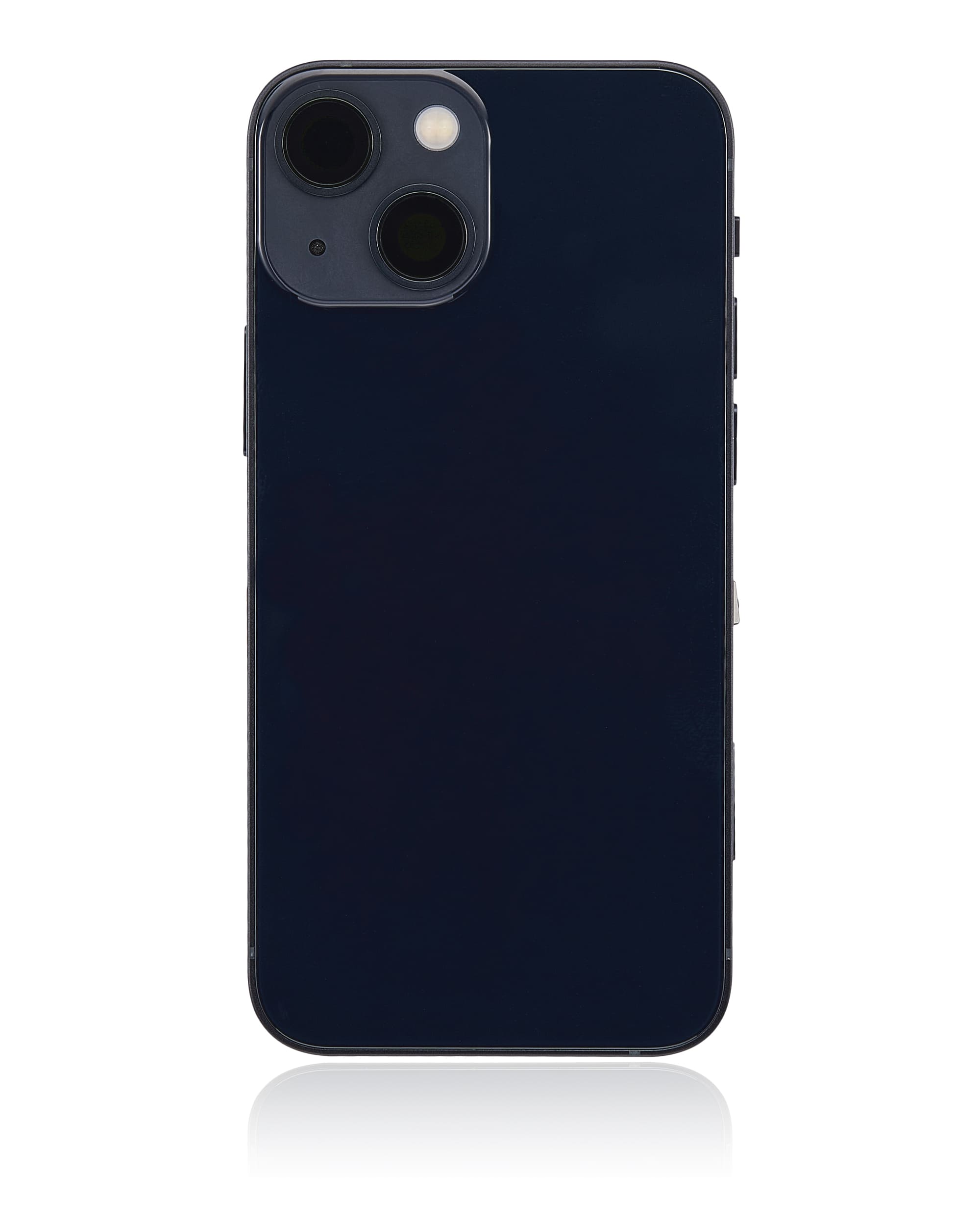 Back Housing W/ Small Components Pre-Installed Compatible For iPhone 13 Mini (US Version) (No Logo) (Aftermarket Plus) (Midnight)