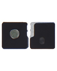 Flash Light / Power Flex Bracket With Microphone Mesh Compatible For iPhone 13 / 13 Mini (White) (10 Pack)