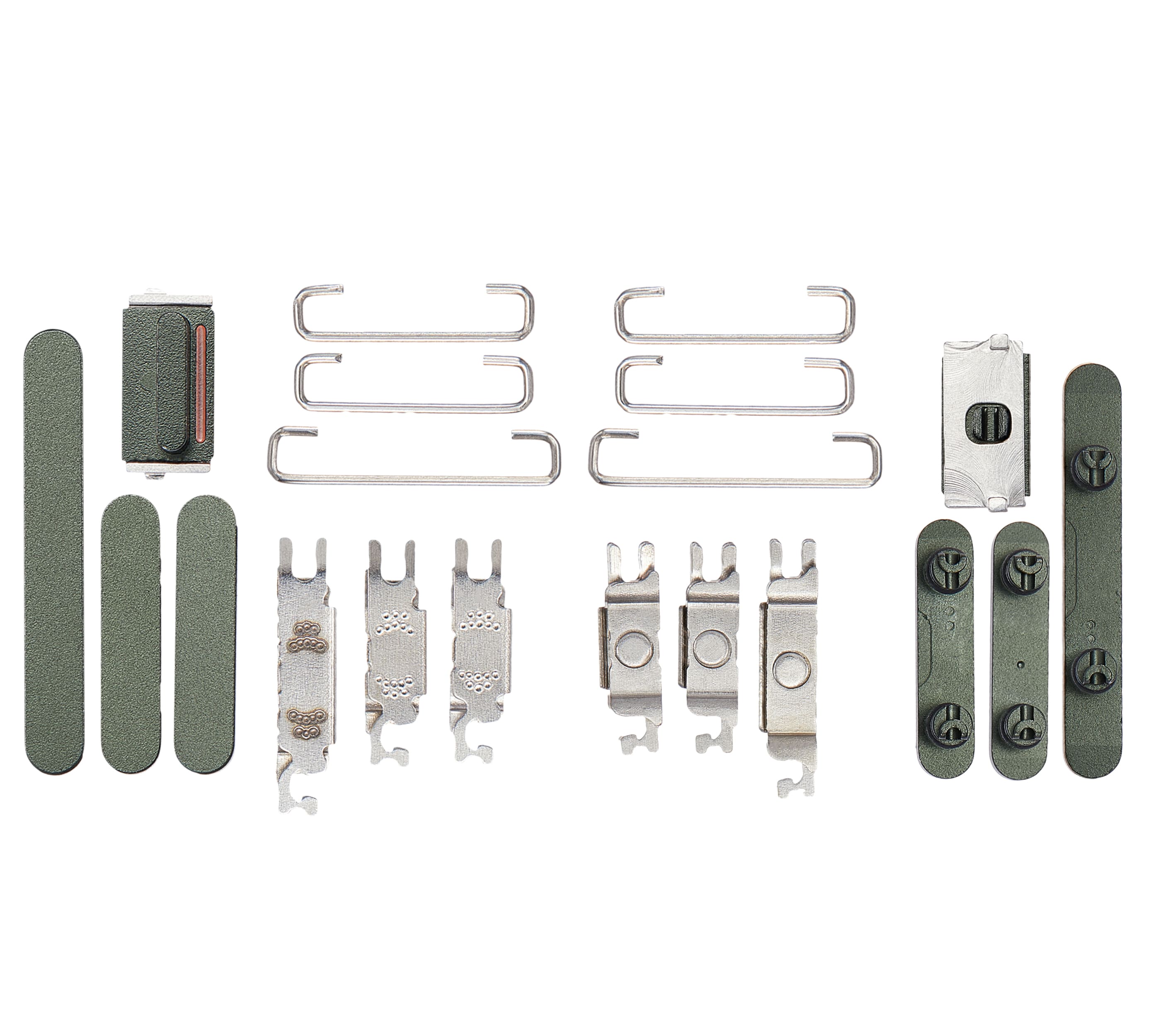 Hard Buttons (Power / Volume / Switch) Compatible For iPhone 13 / 13 Mini (Green)