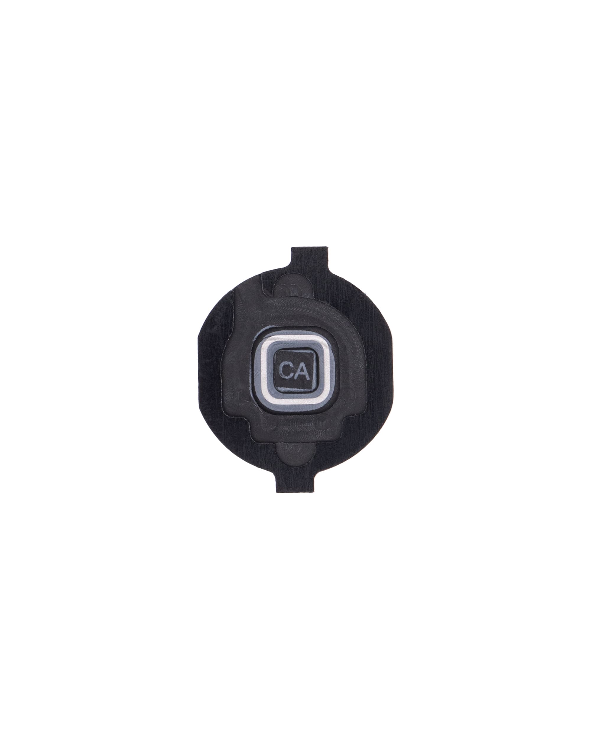 Home Button With Flex Compatible For iPhone 4 (Black)