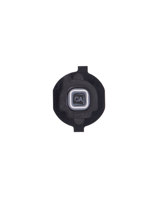 Home Button With Flex Compatible For iPhone 4 (Black)