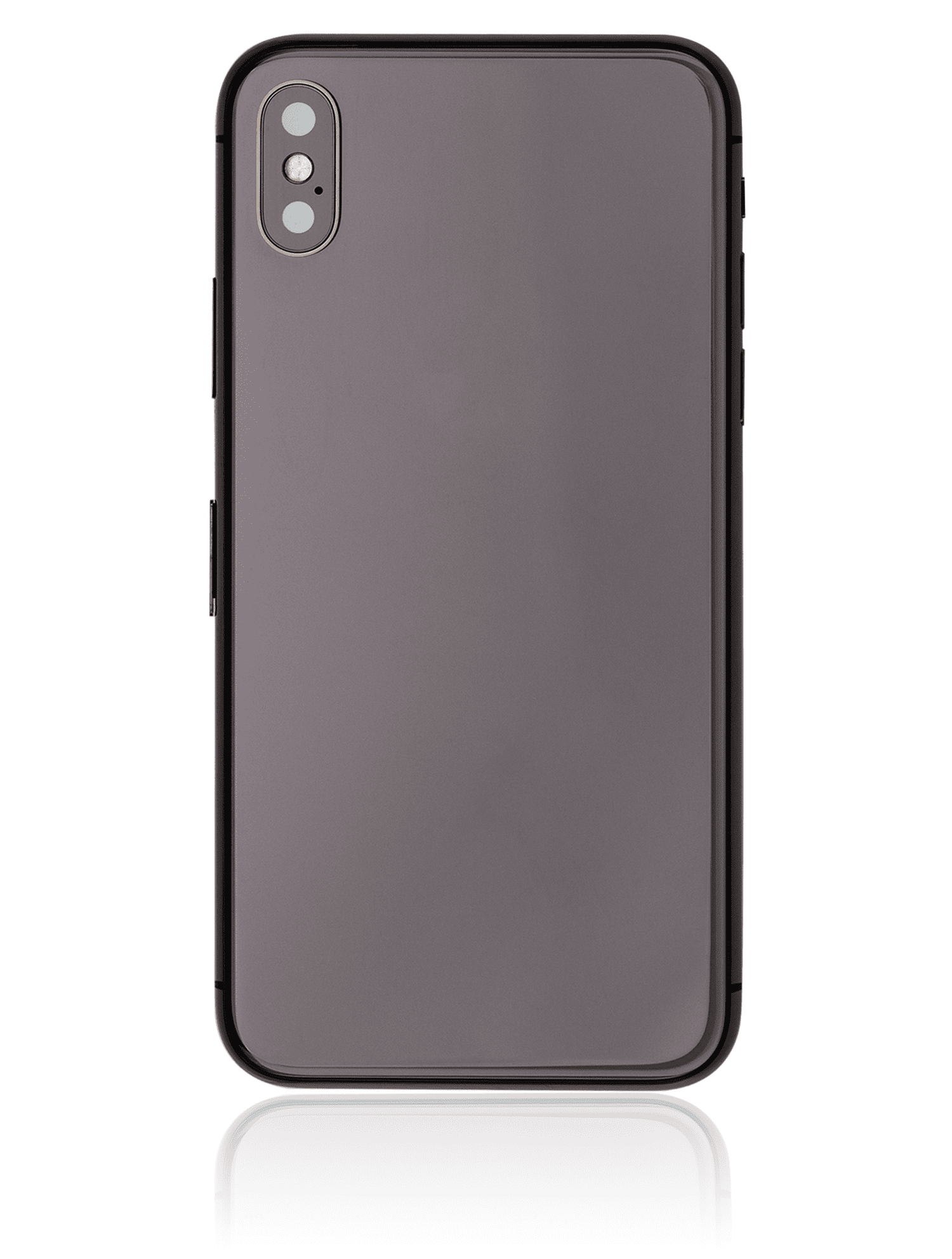 Back Housing W/ Small Components Pre-Installed Compatible For iPhone X (Used OEM Pull: Grade A) (Space Gray)