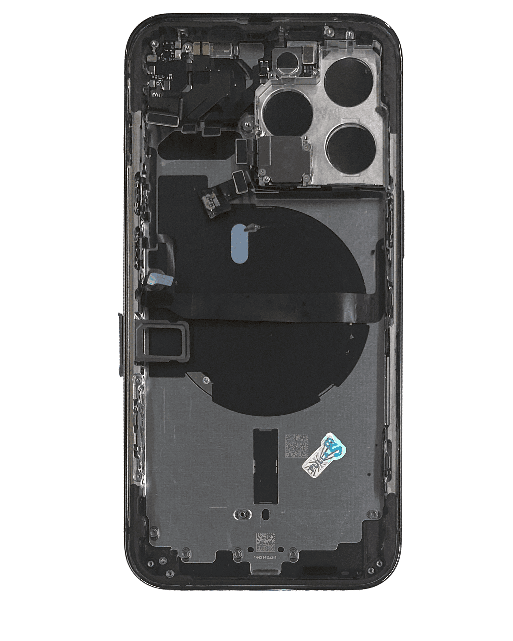 Back Housing W/ Small Components Pre-Installed Compatible For iPhone 13 Pro (US Version) (Used OEM Pull: Grade C) (Graphite)