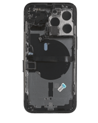 Back Housing W/ Small Components Pre-Installed Compatible For iPhone 13 Pro (US Version) (Used OEM Pull: Grade C) (Graphite)